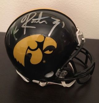 Iowa Hawkeyes - Matt Roth Autographed Mini Helmet W/coa