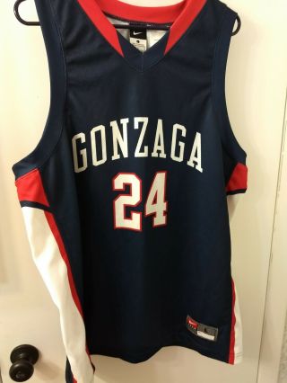 Nike Men’s Gonzaga Basketball Jersey 24,  Size Large,  Nwt
