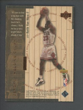 1998 - 99 Upper Deck Holding Court Bronze Michael Jordan Keith Van Horn /230 2