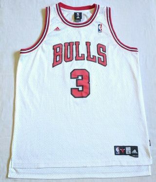 Ben Wallace 3 Chicago Bulls Adidas NBA Swingman Sewn Jersey SZ L,  2 - Cool 8