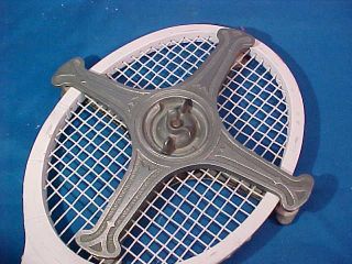 Orig 1930s Art Deco Style Speed Lock Model Metal Tennis Racquet Head Press