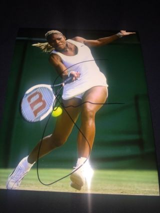 Signed Serena Williams Autograph 8 X 10 Photo Auto Picture French Open