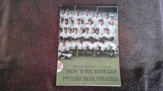 1960 York Yankees World Series Program - Pittsburgh Pirates - World Series