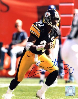 Chad Scott Pittsburgh Steelers Hand Signed 8x10 Autographed Photo W/coa Cs 01