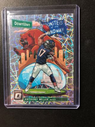 2018 Donruss Optic Downtown Rc Anthony Miller Case Hit Insert Chicago Bears