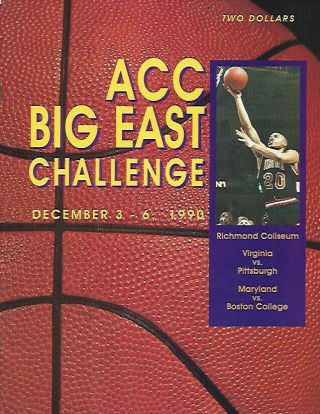 1990 Acc Big East Challenge Basketball Program