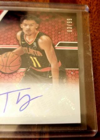 2018 Panini Certified TRAE YOUNG /99 RPA Rookie RC Auto 2 Color Patch SICK ROY? 2
