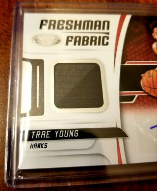 2018 Panini Certified TRAE YOUNG /99 RPA Rookie RC Auto 2 Color Patch SICK ROY? 3