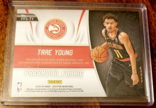 2018 Panini Certified TRAE YOUNG /99 RPA Rookie RC Auto 2 Color Patch SICK ROY? 6