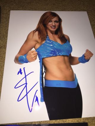 Becky Lynch Wwe Signed Autographed 11x14 Wrestling Photograph Photo - Proof