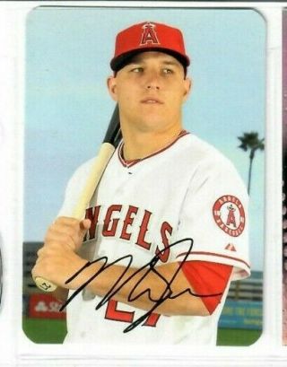 Mike Trout 2016 Topps Archives Baseball 1969 69ts - Mt Los Angeles Angels