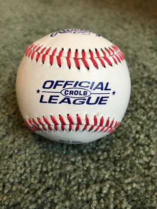 Derek Jeter Signed Autographed Baseball MLB York Yankees No CROLB 2