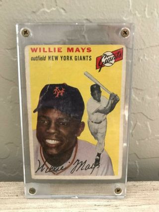 1954 Topps Willie Mays 90 Baseball Card