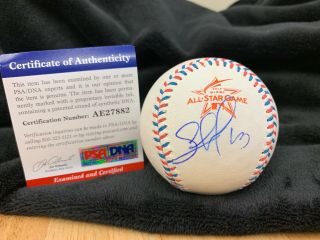 Salvador Perez Signed 2017 All Star Game Baseball Autographed Auto Royals Asg 2