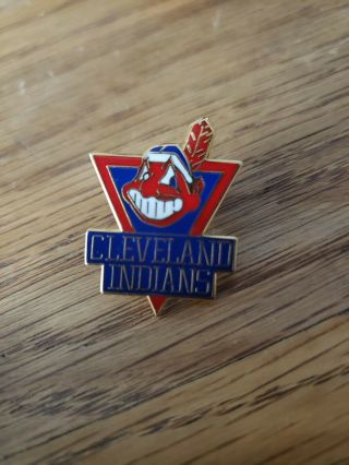 Two 1990s Cleveland Indians Pins Mlb
