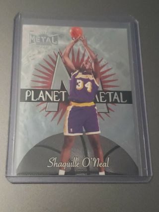 1997 - 98 Metal Universe Planet Metal 4 - Of - 15 Shaquille O 