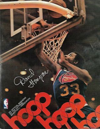 1978 Denver At Chicago Bulls Game Program