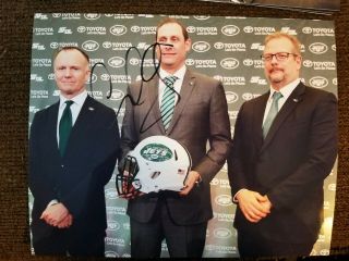 Adam Gase Signed 8x10 Photo York Jets Head Coach Autographed 1
