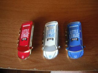 2016 Honda Cars 3 Pin Set - 2 1/4 " - Little League World Series Pins
