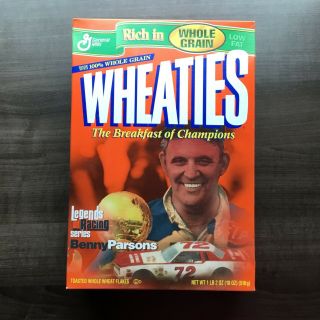 2000 Benny Parsons Legends Of Racing Wheaties Full