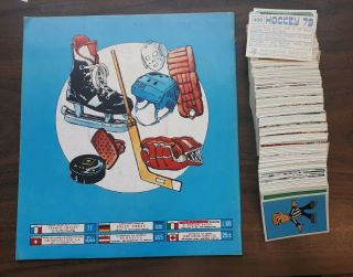 1979 Panini Hockey Complete Sticker SET And Empty ALBUM 2