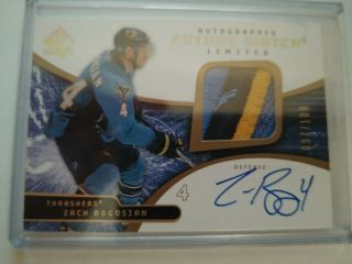 2008 - 09 SP Authentic Auto Patch 3 Col James Neal /100 RC ROOKIE 4