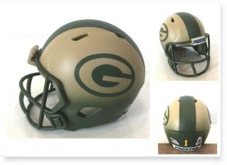 Custom Green Bay Packers Salute To Service 2 Tone Concept 2 " Pocket Pro Helmet