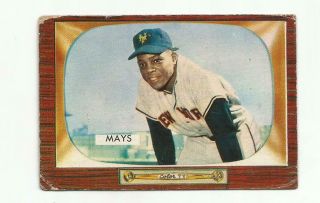 Willie Mays 1955 Bowman 184 Giants