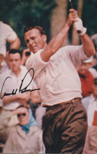 Arnold Palmer Signed Photo Frame Size 8x10 4/18