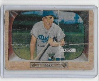 1955 Bowman Pee Reese Brooklyn Dodgers 37