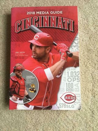 2018 Cincinnati Reds Baseball Media Guide - Joey Votto Cover