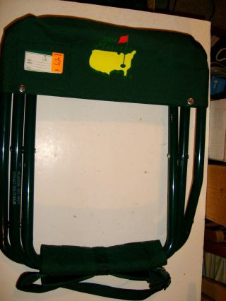 Augusta 2004 Masters Golf Folding Chair Phil Mickelsons First Masters