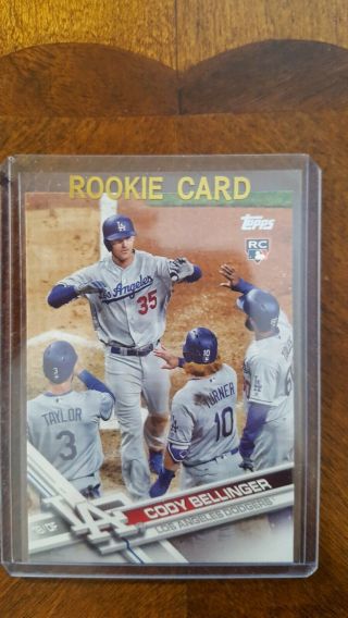 Cody Bellinger Rookie Card Us50 2017 Topps Update.  Case Fresh.  La Dodgers.  Sp?