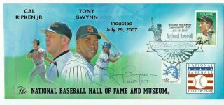 Tony Gwynn 2007 Autographed Hall Of Fame Large Fdc