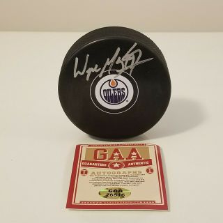 Wayne Gretzky 99 Autographed Signed Official Nhl Hockey Puck Edmonton Oilers