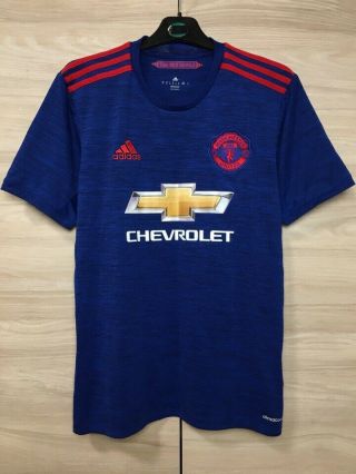 Manchester United 2016 - 2017 Away Football Soccer Adidas Shirt Jersey Size L