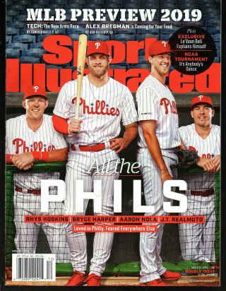 Sports Illustrated 2019 Philadelphia Phillies Mlb Preview Bryce Harper No Label