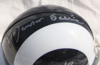 Roman Gabriel Los Angeles Rams Mini Helmet With NFL MVP Inscription 4
