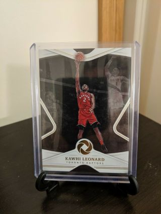 2018 - 19 Panini Opulence Basketball Base Card : Kawhi Leonard 13/39 Raptors