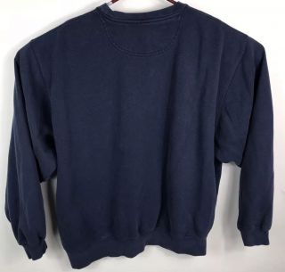 Vintage Nike 1990s Michigan University Blue Crewneck Sweatshirt Mens XL XXL 4