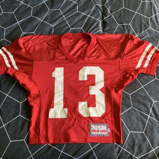 Vintage Wisconsin Badgers Football 13 Jersey Apex One 90s Player Fit 48