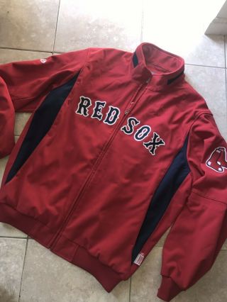 Boston Red Sox Majestic Therma Base Jacket Mens Xl Extra Large