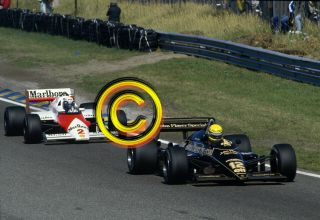 35mm Racing Slide F1,  Ayrton Senna / Alain Prost 1985 Holland Formula 1