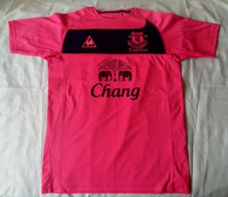 Everton Le Coq Sportif Football Shirt Jersey Away 2010/2011 Size: M