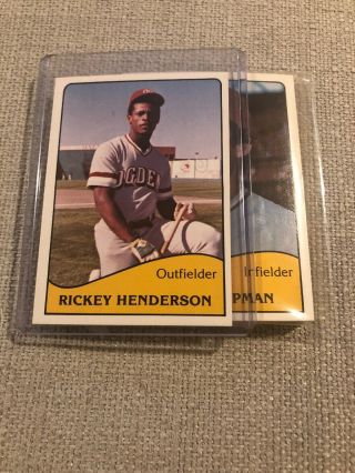 1979 Ogden A’s Team Set Featuring Rickey Henderson,
