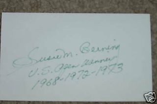 Susie Maxwell Berning Signed 3x5 Index Card
