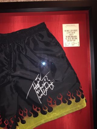 Tito Ortiz Signed UFC 132 133 Model Fight Shorts Trunks PSA/DNA Autograph L 5