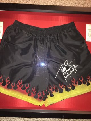 Tito Ortiz Signed UFC 132 133 Model Fight Shorts Trunks PSA/DNA Autograph L 6
