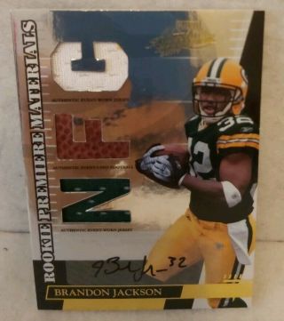 2007 Playoff Absolute Memorabilia/25 273 Brandon Jackson Green Bay Packers Auto