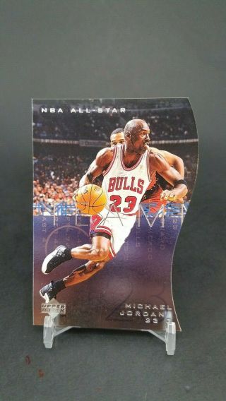 1997 - 98 Upper Deck Michael Jordan T59 Nba All - Star Die Cut Chicago Bulls